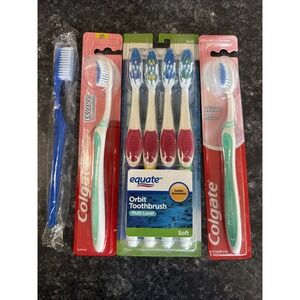 Toothbrush Pack Orbit Colgate Wave 7 Brushes Total Multi level